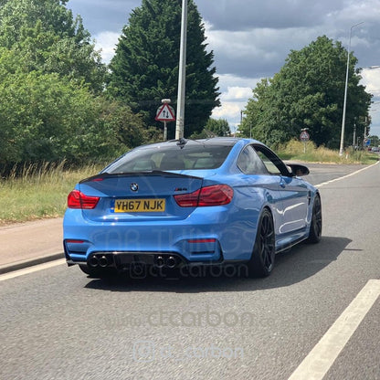 BMW M4 F82 Coupe 2014-2020 Full Carbon Fibre Body Kit V-Style – CT Carbon Aero Kit/Exterior Styling Pack UK (Carbon Fiber) | Splitter Diffuser Side Skirts Spoiler