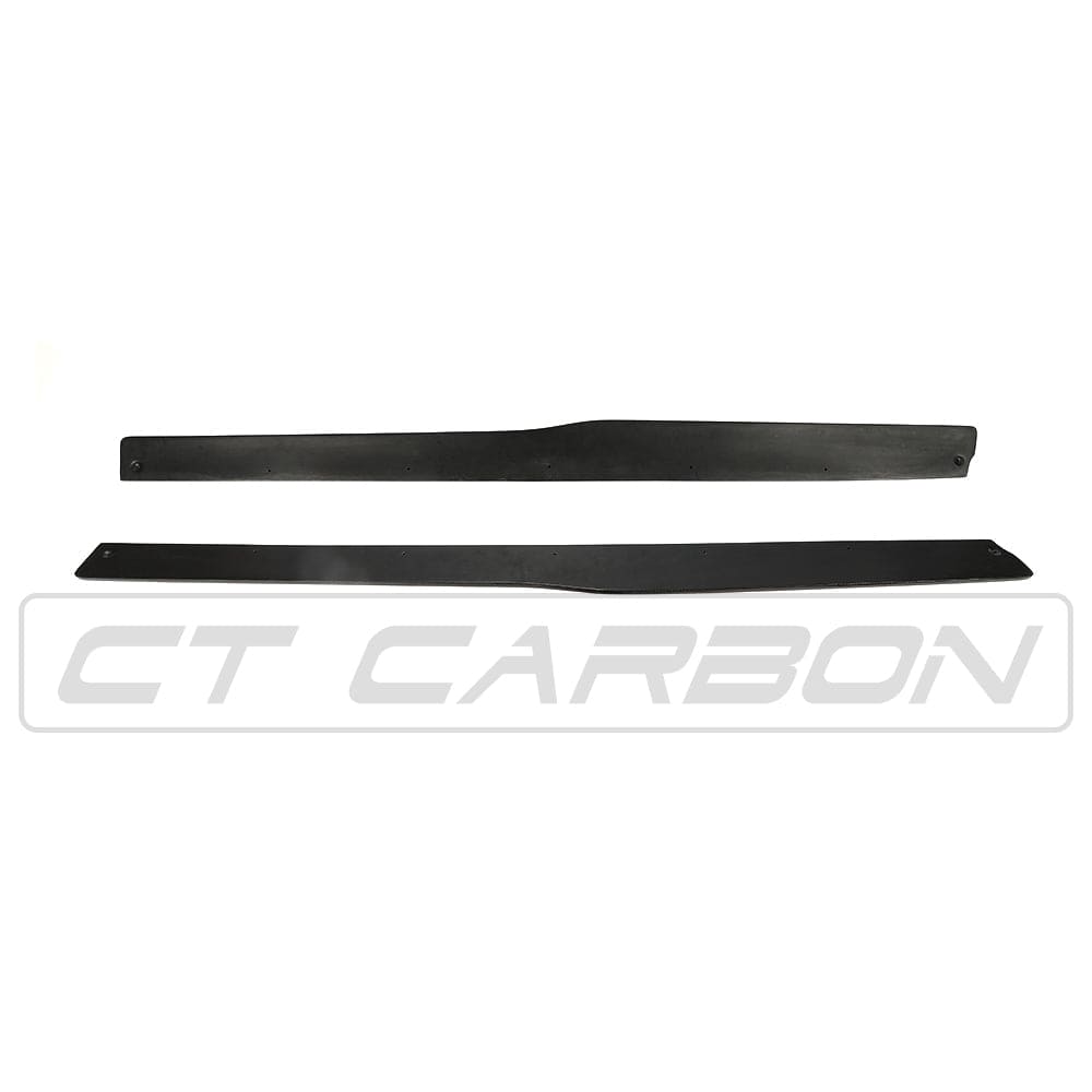 BMW M4 F82/F83 (2014–2020) Carbon Fibre (Carbon Fiber) Side Skirts PS Style/PS Design – Side Skirt Extensions, Side Blades, Rocker Panel/Sill Extensions – Coupe & Convertible – CT Carbon OEM+