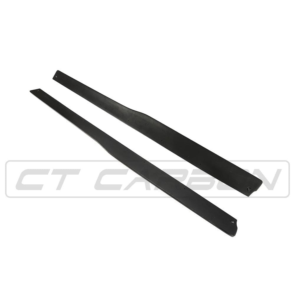 BMW M4 F82/F83 Carbon Fibre Side Skirts PS Style – CT Carbon Sill & Rocker Panel Extensions / Side Blades / Side Lips – Coupe & Convertible 2014-2020 OEM+ Aero Body Kit