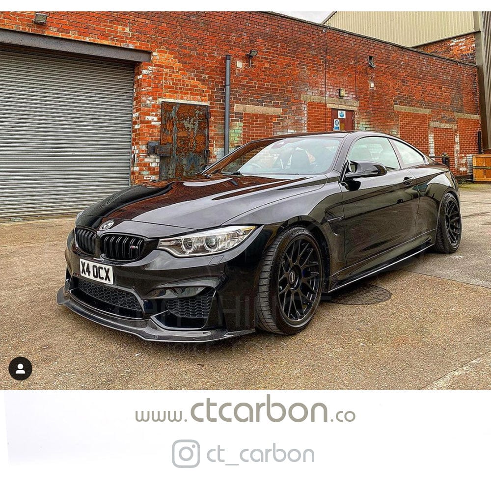 BMW M4 F83 Convertible/Cabriolet 2014-2020 Complete Carbon Fibre (Fiber) Body Kit – V Style Aero Pack with Front Splitter/Lip, Side Skirts/Extensions, Rear Diffuser/Valance & Boot Spoiler – M Performance Style OEM+