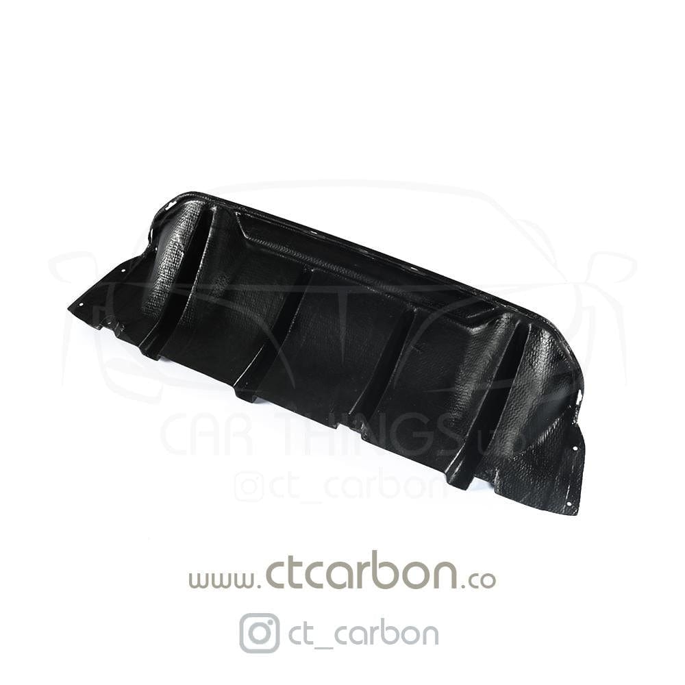 BMW M5 F90 Rear Diffuser MP/M Performance Style Gloss Carbon Fibre (Carbon Fiber) Rear Valance Splitter Lower Bumper Insert | 2017–2024 Saloon/Sedan | CT Carbon