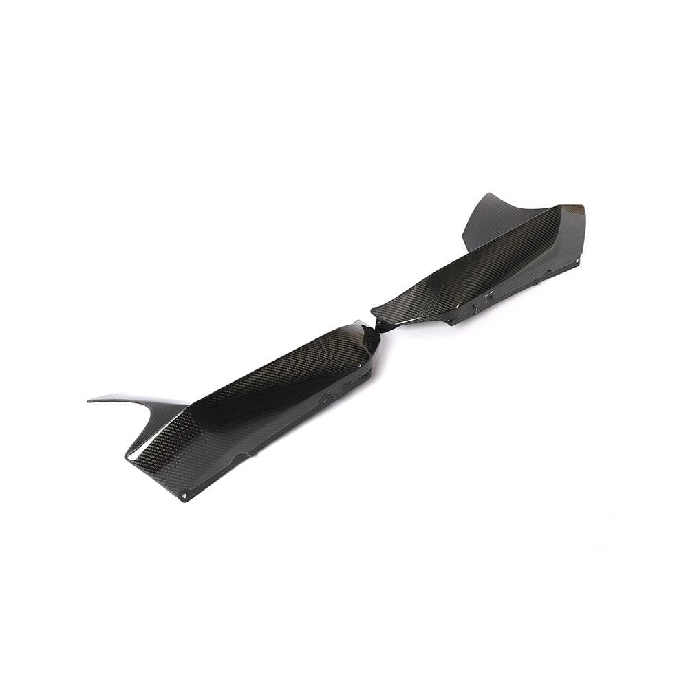 BMW M5 F90 Carbon Fibre Front Splitters - M Performance Style Front Lip Spoiler / Bumper Corner Splitter Extensions, Canards & Aero Blades - 2018-2024 LCI & Pre-LCI Pair