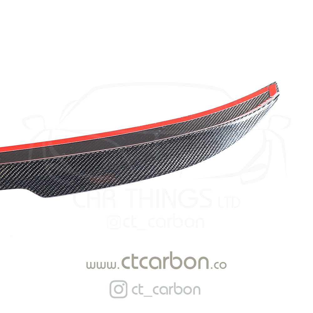 BMW 5 Series G30 (2017-2023) & M5 F90 (2017-2023) Carbon Fibre Rear Boot/Trunk Lip Spoiler - CS Club Sport M Performance Style Gloss Carbon Decklid Wing - CT Carbon OEM+ Saloon/Sedan