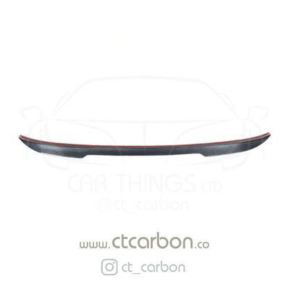BMW 5 Series G30 & M5 F90 Carbon Fibre/Fiber Boot/Trunk Lip Spoiler – CS Style Rear Decklid Wing | Gloss Carbon OEM+ Saloon/Sedan | Performance Boot Lid Trim by CT Carbon