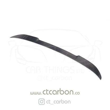 BMW 5 Series G30 & M5 F90 Carbon Fibre (Carbon Fiber) Boot/Trunk Lip Spoiler - CS Club Sport Style Rear Tail Wing - OEM+ Saloon/Sedan