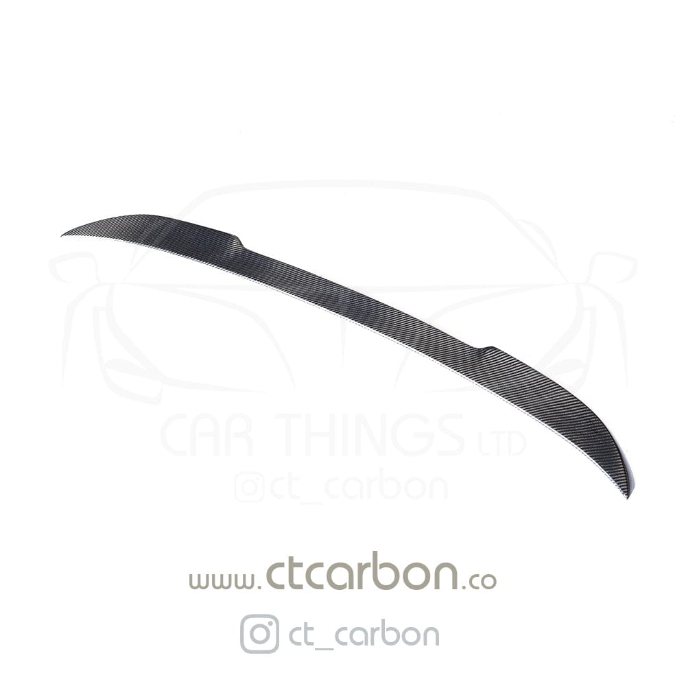 BMW M5 F90 & 5 Series G30 CS Style Carbon Fibre (Carbon Fiber) Rear Lip Spoiler – Boot/Trunk Decklid Wing | CT Carbon | Saloon/Sedan