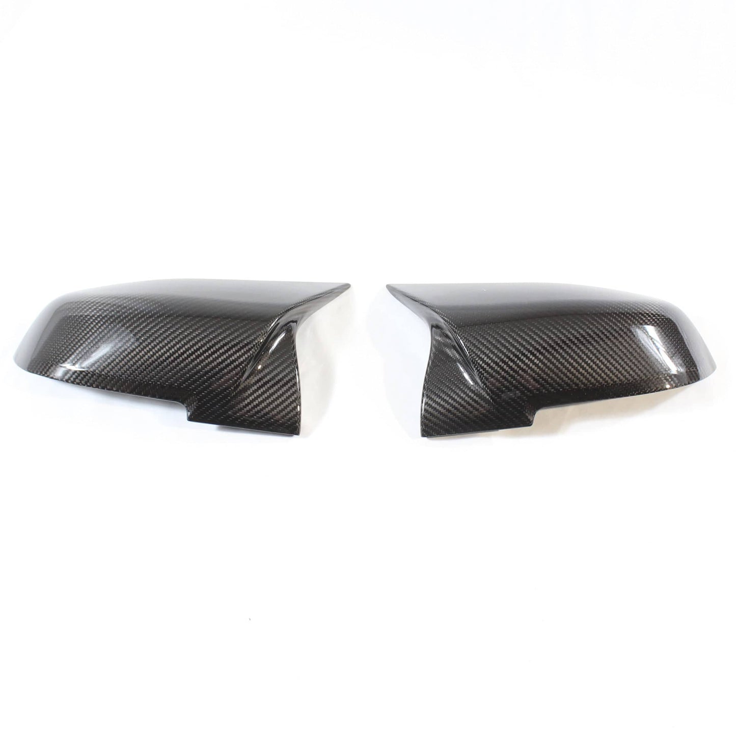 BMW F-Series Carbon Fibre/Fiber Mirror Caps Replacement - Pre-Preg Dry Carbon M Style by CT Carbon - Fits F20 F21 F22 F23 F30 F31 F32 F33 F87 M2 - 1 2 3 4 Series M Sport Wing Mirror Covers/Housings/Shells OEM Fit