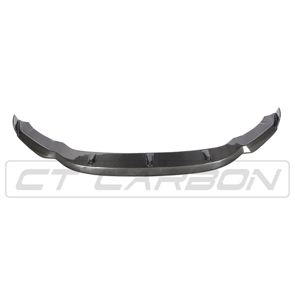 BMW X5M/X6M F85 F86 Carbon Fibre/Carbon Fiber Front Lip Spoiler Splitter H Style – CT Carbon Bumper Lip Chin Spoiler Front Valance – 2015-2018 – OEM Fit Performance Body Kit Upgrade UK