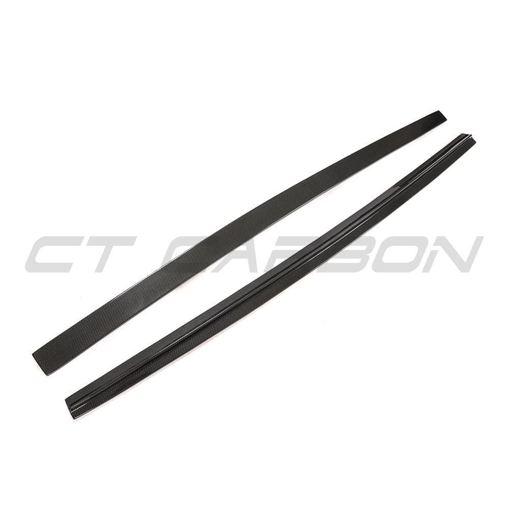 Audi A3 S line & S3 Sportback 8V (2013-2020) Carbon Fibre/Fiber Side Skirts by CT Carbon | Side Skirt Extensions, Side Splitters, Rocker/Sill Extensions & Side Blades for 5-Door Hatchback