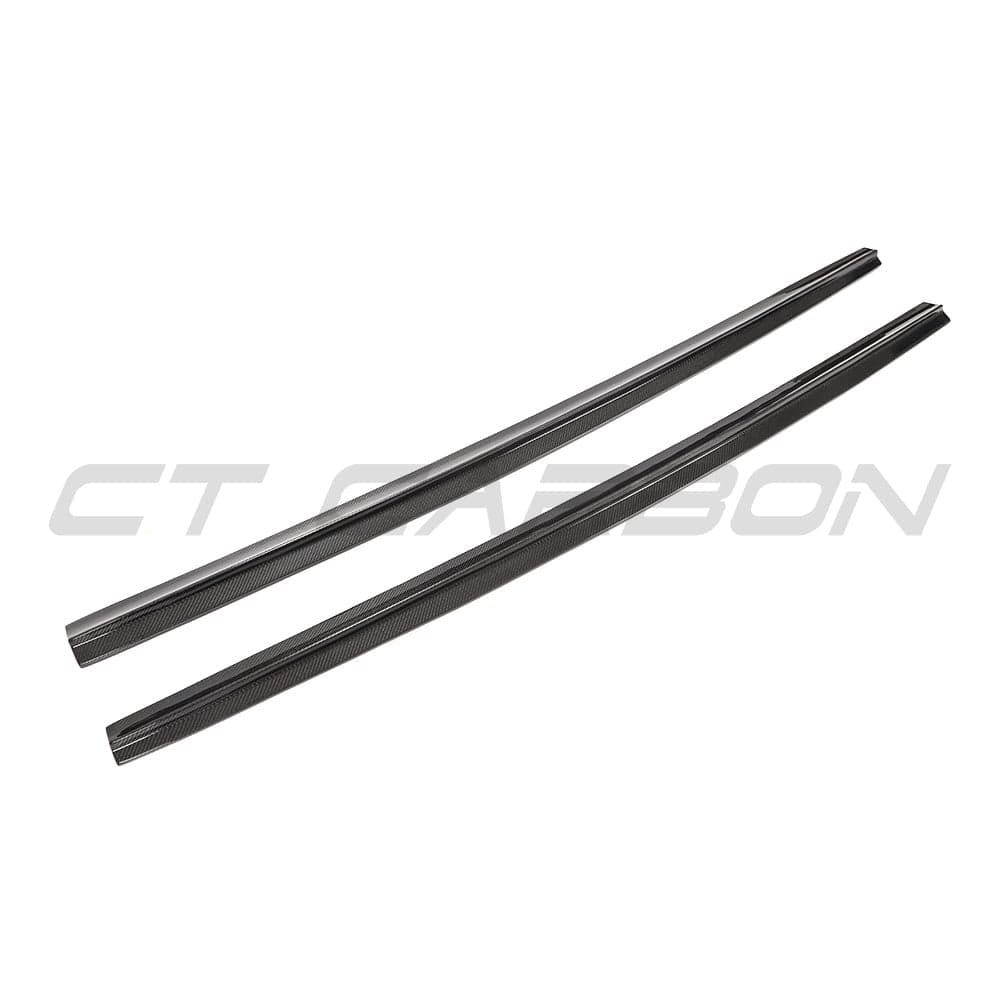 Audi A3 S line & S3 Sportback 8V (2013-2020) Carbon Fibre/Fiber Side Skirts by CT Carbon | Side Skirt Extensions, Side Splitters, Rocker/Sill Extensions & Side Blades for 5-Door Hatchback