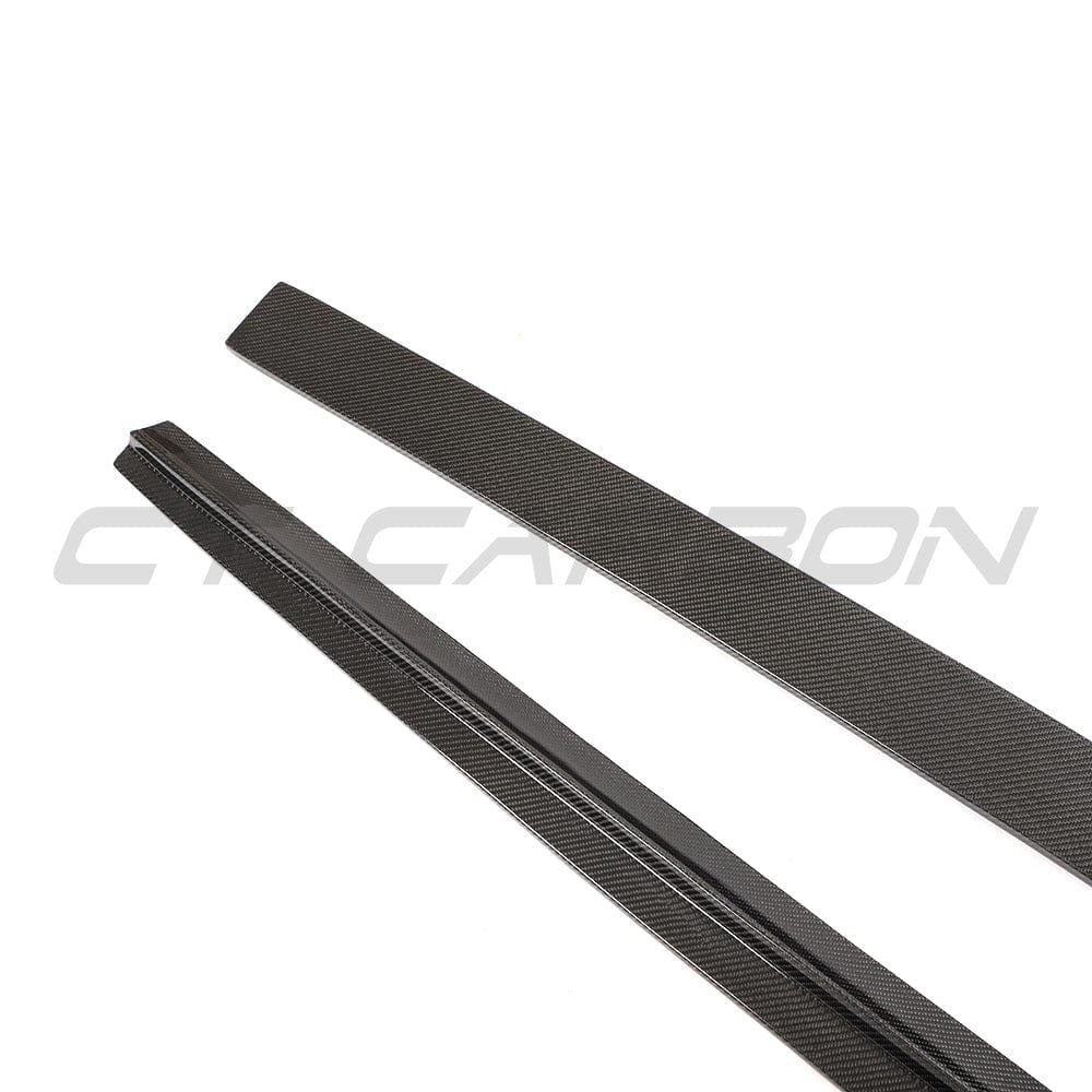 Audi A3 S line & S3 Sportback 8V (2013-2020) Carbon Fibre/Fiber Side Skirts by CT Carbon | Side Skirt Extensions, Side Splitters, Rocker/Sill Extensions & Side Blades for 5-Door Hatchback