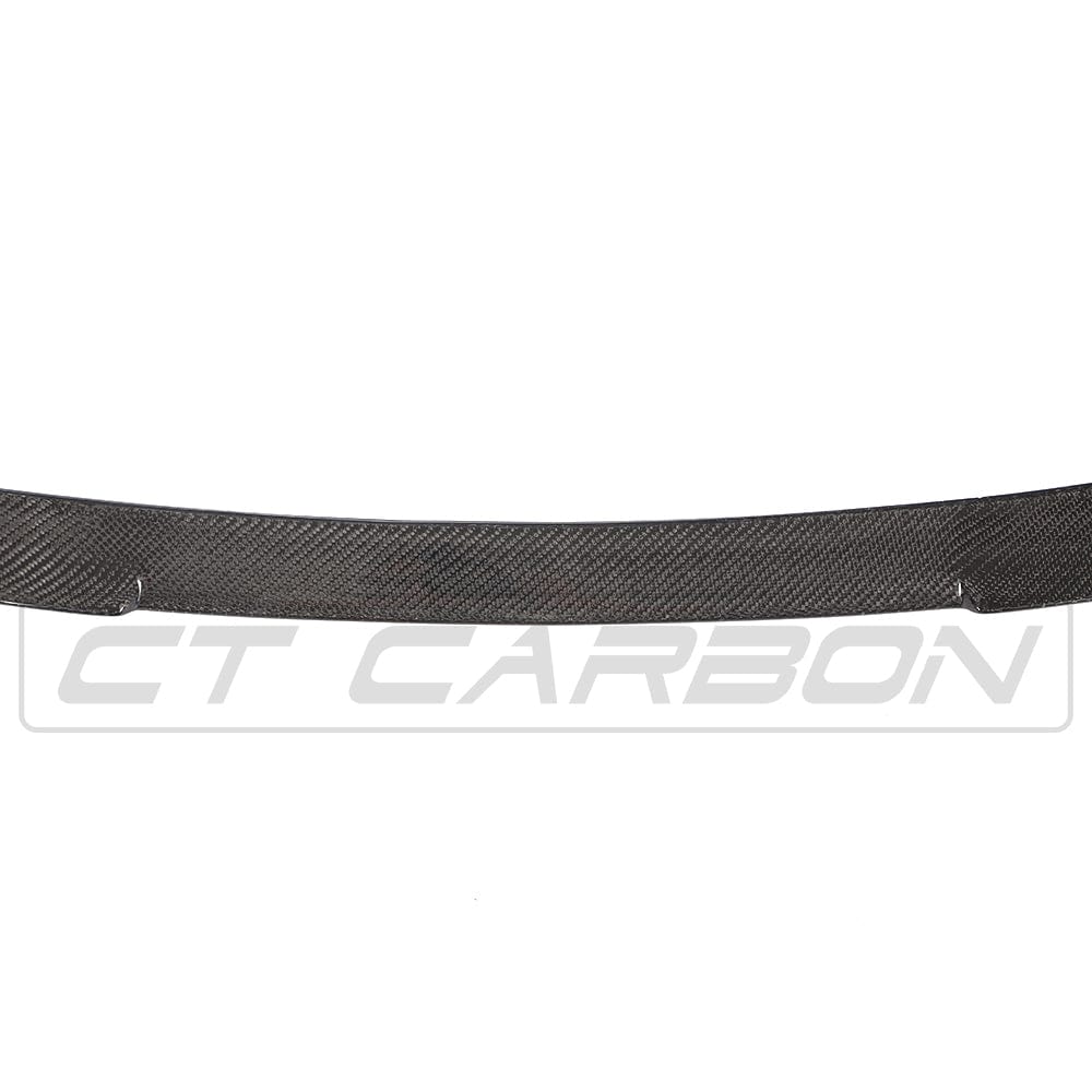 Audi A3 S3 RS3 8V Saloon/Sedan Carbon Fibre/Fiber Rear Boot Lip Spoiler (Trunk Lip, Bootlid Wing) V-Style Ducktail by CT Carbon 2013-2020