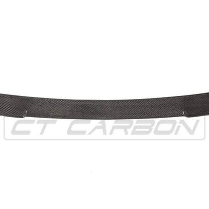 Audi A3 S3 RS3 8V Saloon/Sedan Carbon Fibre/Fiber Rear Boot Lip Spoiler (Trunk Lip, Bootlid Wing) V-Style Ducktail by CT Carbon 2013-2020