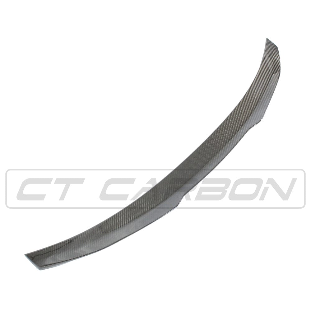 Audi A3/S3/RS3 8Y Saloon Sedan Limousine Carbon Fibre Rear Lip Spoiler - PS Style Ducktail Boot Lid Wing Trunk Decklid Lip (2022-2025) Pre-Preg OEM+ by CT Carbon
