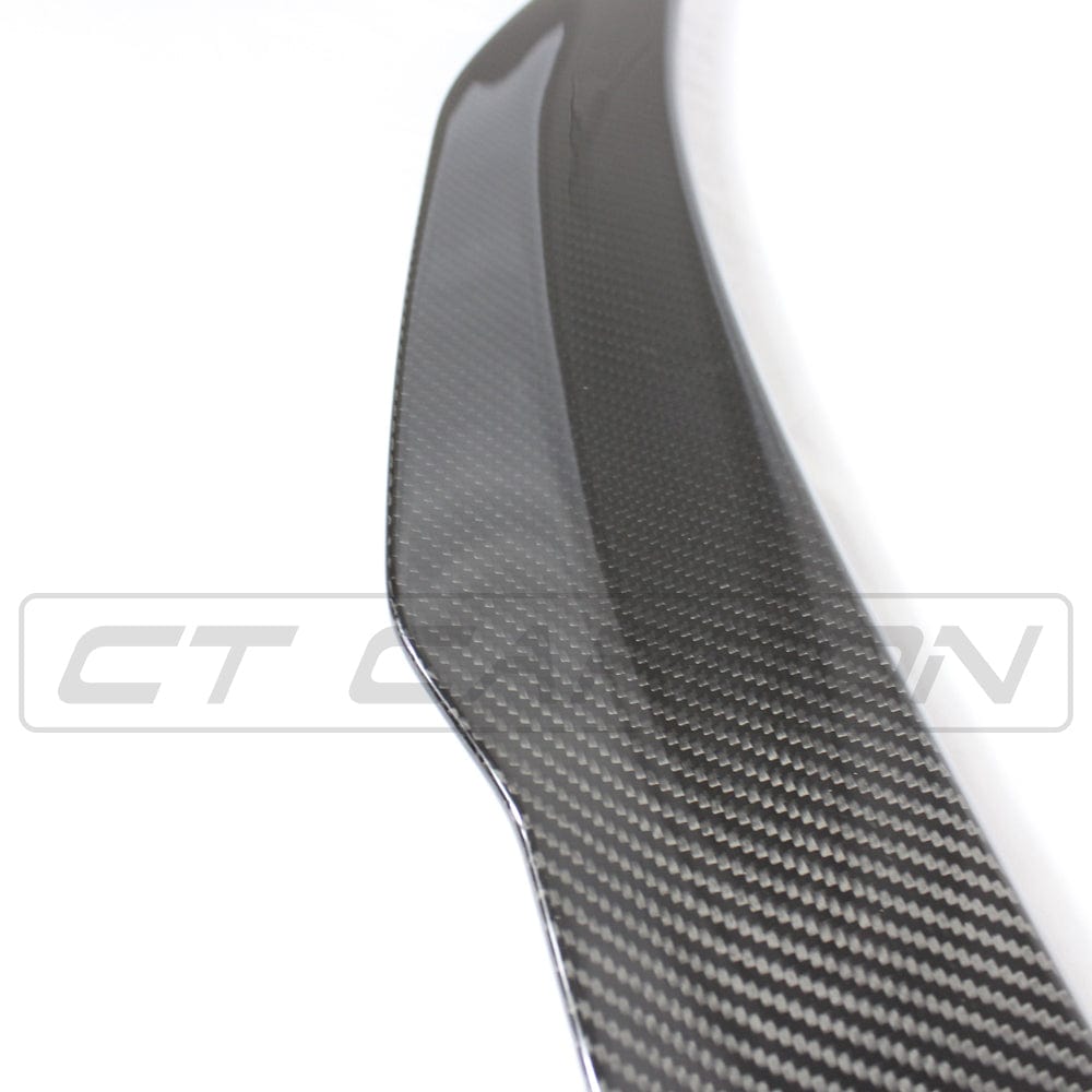 Audi A3/S3/RS3 8Y Saloon Sedan Limousine Carbon Fibre Rear Lip Spoiler - PS Style Ducktail Boot Lid Wing Trunk Decklid Lip (2022-2025) Pre-Preg OEM+ by CT Carbon
