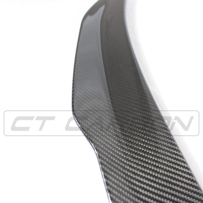 Audi A3/S3/RS3 8Y Saloon Sedan Limousine Carbon Fibre Rear Lip Spoiler - PS Style Ducktail Boot Lid Wing Trunk Decklid Lip (2022-2025) Pre-Preg OEM+ by CT Carbon