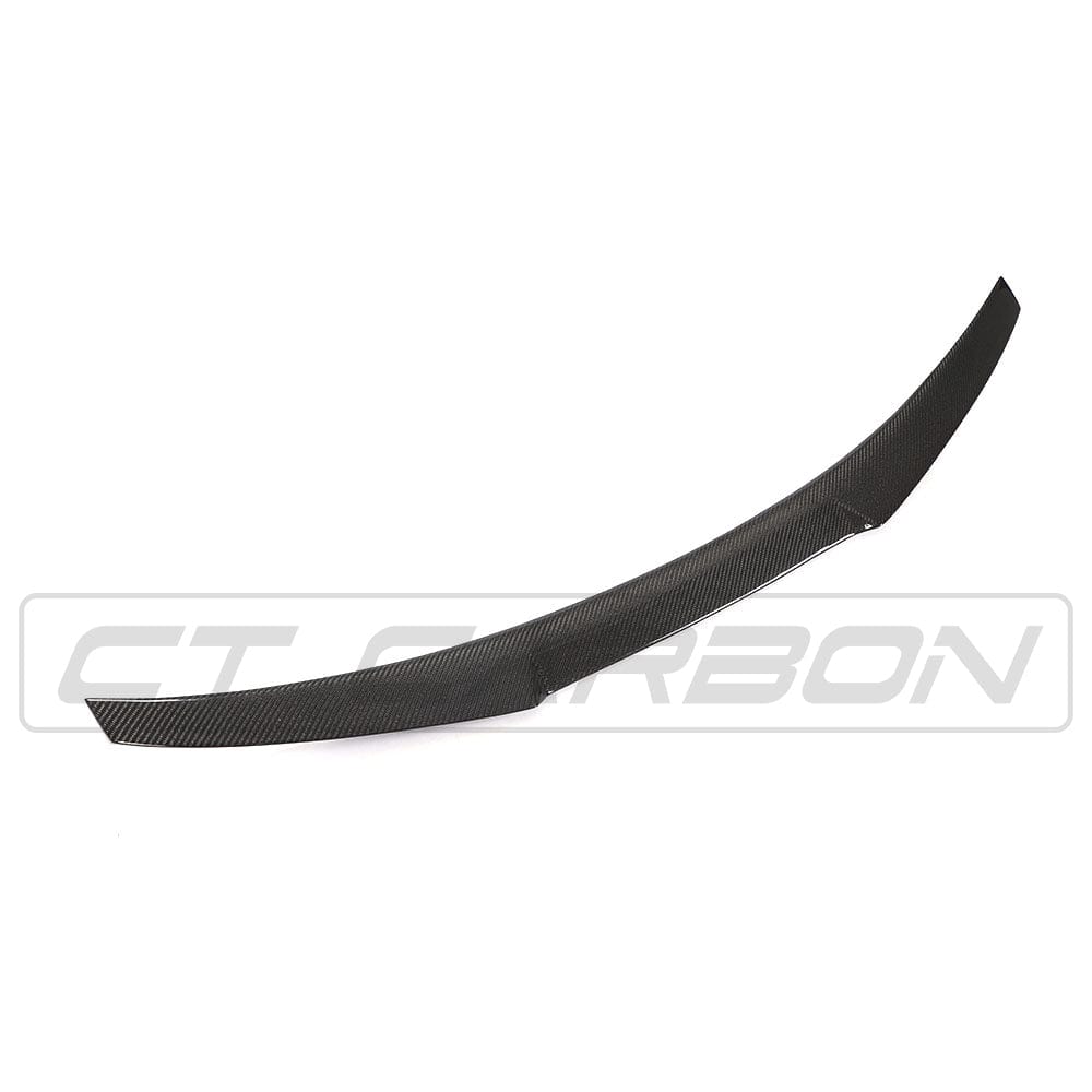 CT Carbon V-Design Rear Boot Lip Spoiler for Audi A5/S5 B9 (2017-2021) – Real Carbon Fibre Trunk/Decklid Wing Coupe & Sportback