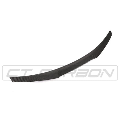 CT Carbon V-Design Rear Boot Lip Spoiler for Audi A5/S5 B9 (2017-2021) – Real Carbon Fibre Trunk/Decklid Wing Coupe & Sportback