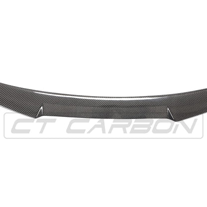 CT Carbon V-Design Rear Boot Lip Spoiler for Audi A5/S5 B9 (2017-2021) – Real Carbon Fibre Trunk/Decklid Wing Coupe & Sportback