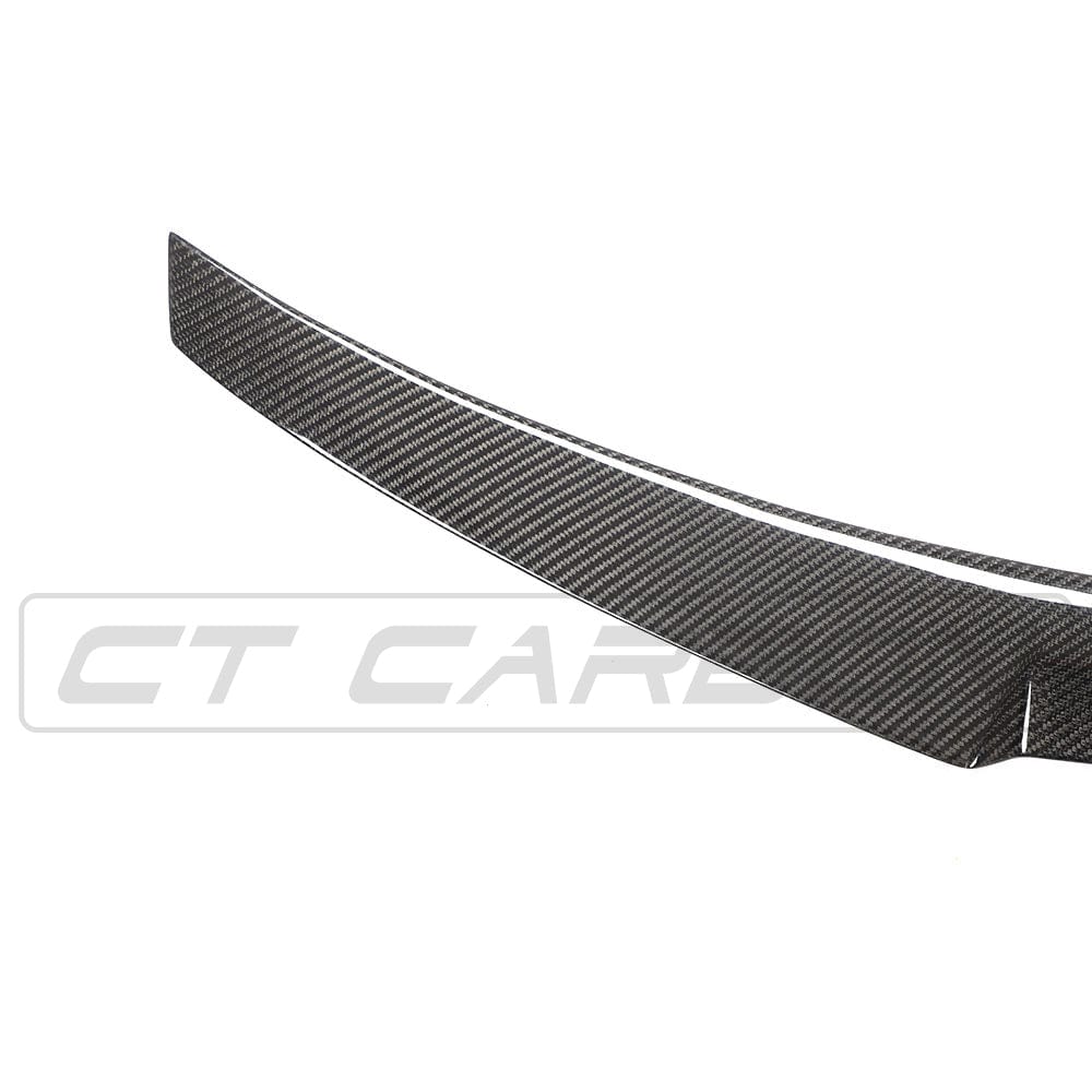 CT Carbon V-Design Rear Boot Lip Spoiler for Audi A5/S5 B9 (2017-2021) – Real Carbon Fibre Trunk/Decklid Wing Coupe & Sportback