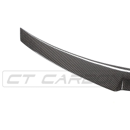 CT Carbon V-Design Rear Boot Lip Spoiler for Audi A5/S5 B9 (2017-2021) – Real Carbon Fibre Trunk/Decklid Wing Coupe & Sportback