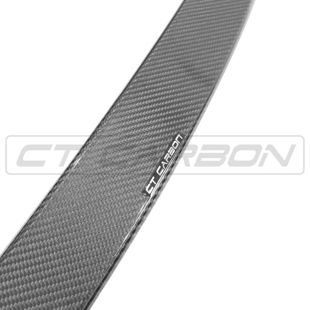 BMW M3 G80 & 3 Series G20 CS Style Carbon Fibre/Fiber Rear Lip Spoiler – Pre-Preg Gloss Boot/Trunk Ducktail Wing for Sedan/Saloon (2020+ M3, 2018+ G20) OEM+ Autoclave Finish