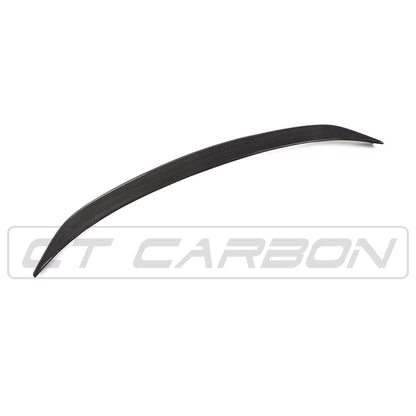 BMW G20 3 Series 2018+ / G80 M3 2021+ Carbon Fibre/Carbon Fiber Rear Lip Spoiler - OEM & M Performance Style Boot/Trunk Lip Decklid - Gloss 2x2 Twill Pre-Preg - CT Carbon