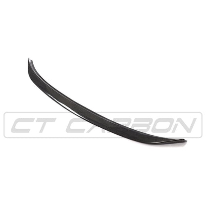 BMW G20 3 Series 2018+ / G80 M3 2021+ Carbon Fibre/Carbon Fiber Rear Lip Spoiler - OEM & M Performance Style Boot/Trunk Lip Decklid - Gloss 2x2 Twill Pre-Preg - CT Carbon