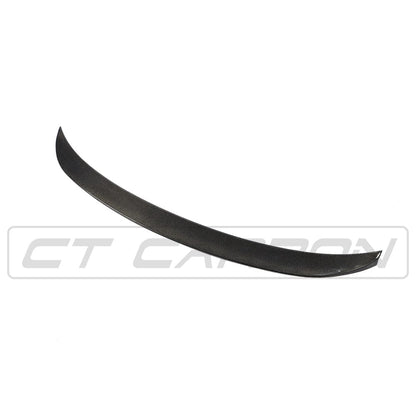BMW 3 Series G20 / M3 G80 Rear Boot Lip Trunk Decklid Spoiler – Gloss Wet Carbon Fibre/Fiber, OEM+ M Performance Style, Saloon/Sedan 2018+ (G20) 2021+ (G80) – CT Carbon | Fits M3 Competition, M340i
