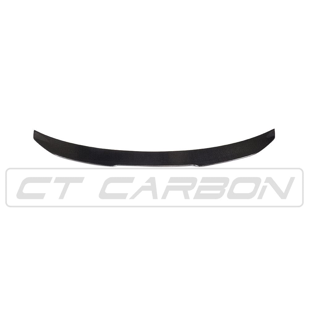 BMW 3 Series G20 / M3 G80 PS Style Carbon Fibre (Fiber) Rear Lip Spoiler – Boot/Trunk Lid Lip, Gloss Wet Carbon Tail Wing Blade – Fits 2018-2024 G20, 2021-2024 G80 Sedan/Saloon – CT Carbon