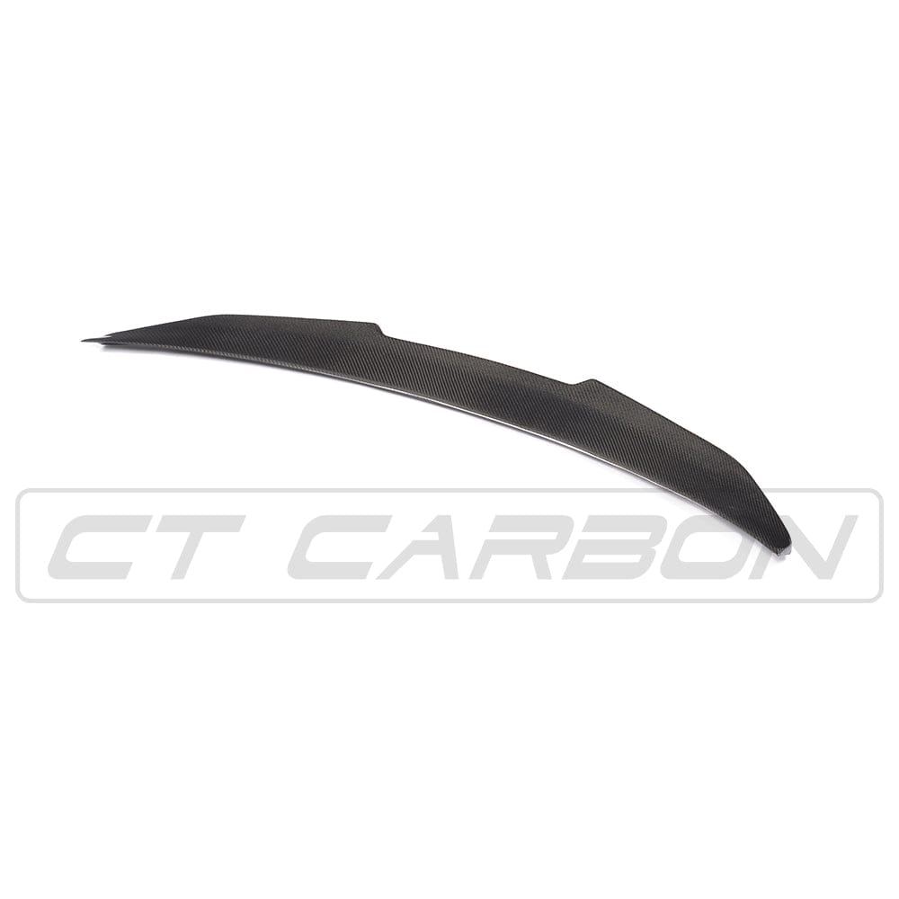 BMW 3 Series G20 / M3 G80 PS Style Carbon Fibre (Fiber) Rear Lip Spoiler – Boot/Trunk Lid Lip, Gloss Wet Carbon Tail Wing Blade – Fits 2018-2024 G20, 2021-2024 G80 Sedan/Saloon – CT Carbon
