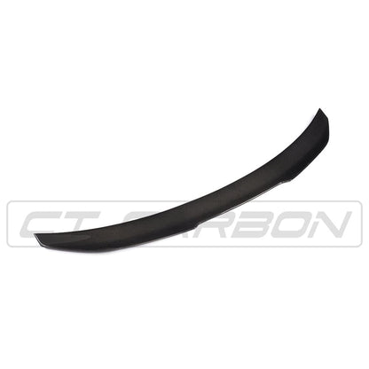 BMW 3 Series G20 / M3 G80 PS Style Carbon Fibre (Fiber) Rear Lip Spoiler – Boot/Trunk Lid Lip, Gloss Wet Carbon Tail Wing Blade – Fits 2018-2024 G20, 2021-2024 G80 Sedan/Saloon – CT Carbon