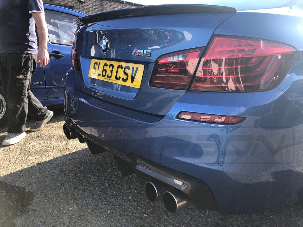 BMW F10 M5 (2011‑2016) & 5 Series (2009‑2017) Carbon Fibre Boot/Trunk Lip Spoiler – ARK Style/Design Gloss Rear Decklid/Bootlid Wing by CT Carbon | OEM+ Fit Saloon/Sedan