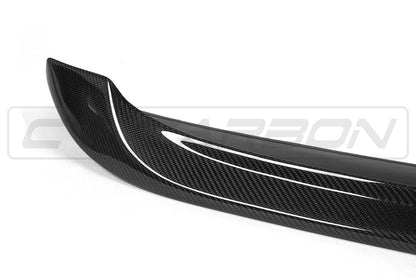 BMW F10 5 Series/M5 Carbon Fibre (Fiber) Boot Lip Spoiler H-Style – Gloss Rear Trunk/Decklid/Tailgate Wing – CT Carbon – 2010–2017 Saloon/Sedan