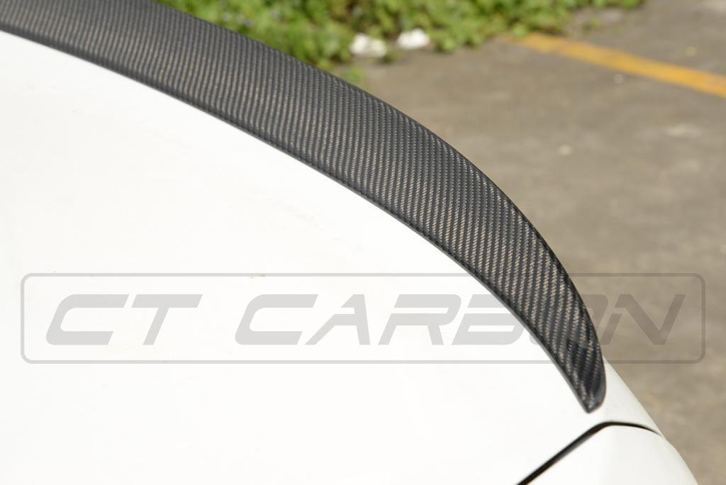 BMW F10 M5 & 5 Series (2010-2016) Carbon Fibre Trunk/Boot Lip Spoiler - M Performance (MP) Style Rear Decklid Wing | Sedan/Saloon | CT Carbon OEM+ Bootlid Extension