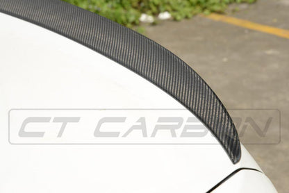 BMW F10 M5 & 5 Series (2010-2016) Carbon Fibre Trunk/Boot Lip Spoiler - M Performance (MP) Style Rear Decklid Wing | Sedan/Saloon | CT Carbon OEM+ Bootlid Extension