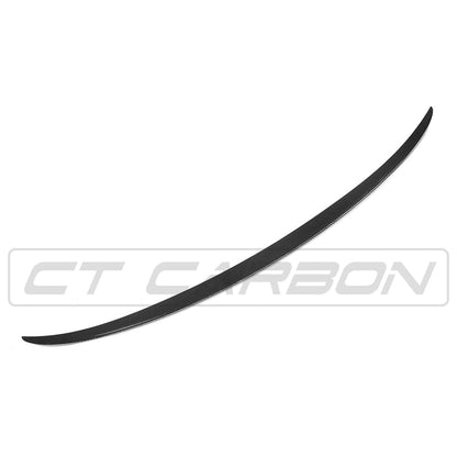 BMW F10 M5 & 5 Series (2010-2016) Carbon Fibre Trunk/Boot Lip Spoiler - M Performance (MP) Style Rear Decklid Wing | Sedan/Saloon | CT Carbon OEM+ Bootlid Extension