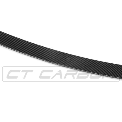 BMW F10 M5 & 5 Series (2010-2016) Carbon Fibre Trunk/Boot Lip Spoiler - M Performance (MP) Style Rear Decklid Wing | Sedan/Saloon | CT Carbon OEM+ Bootlid Extension