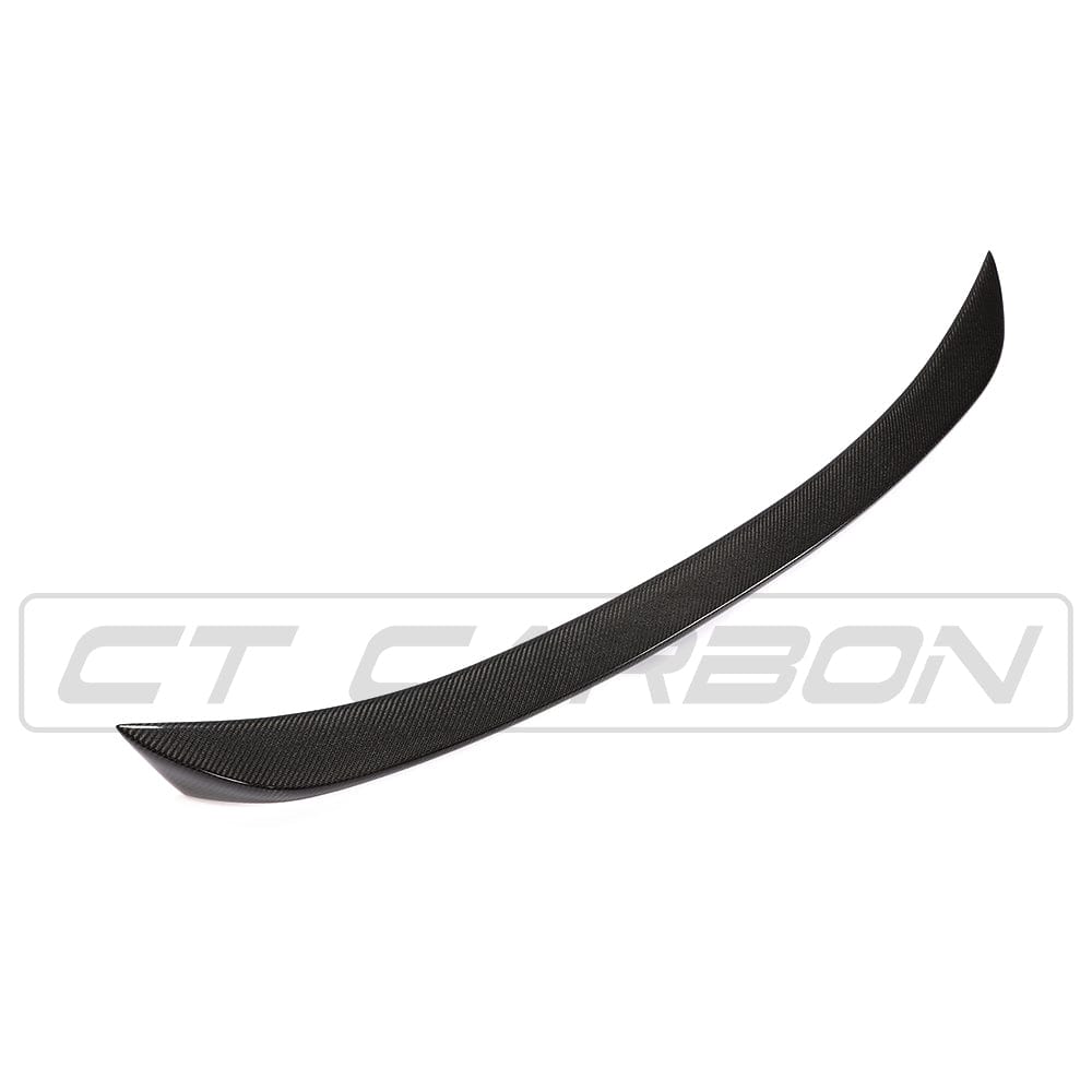 CT Carbon V-Style Carbon Fibre/Carbon Fiber Boot Lip Spoiler for BMW F10 M5 & 5 Series (Saloon/Sedan) 2010-2017 | Trunk Lip Decklid Tail Spoiler Rear Wing