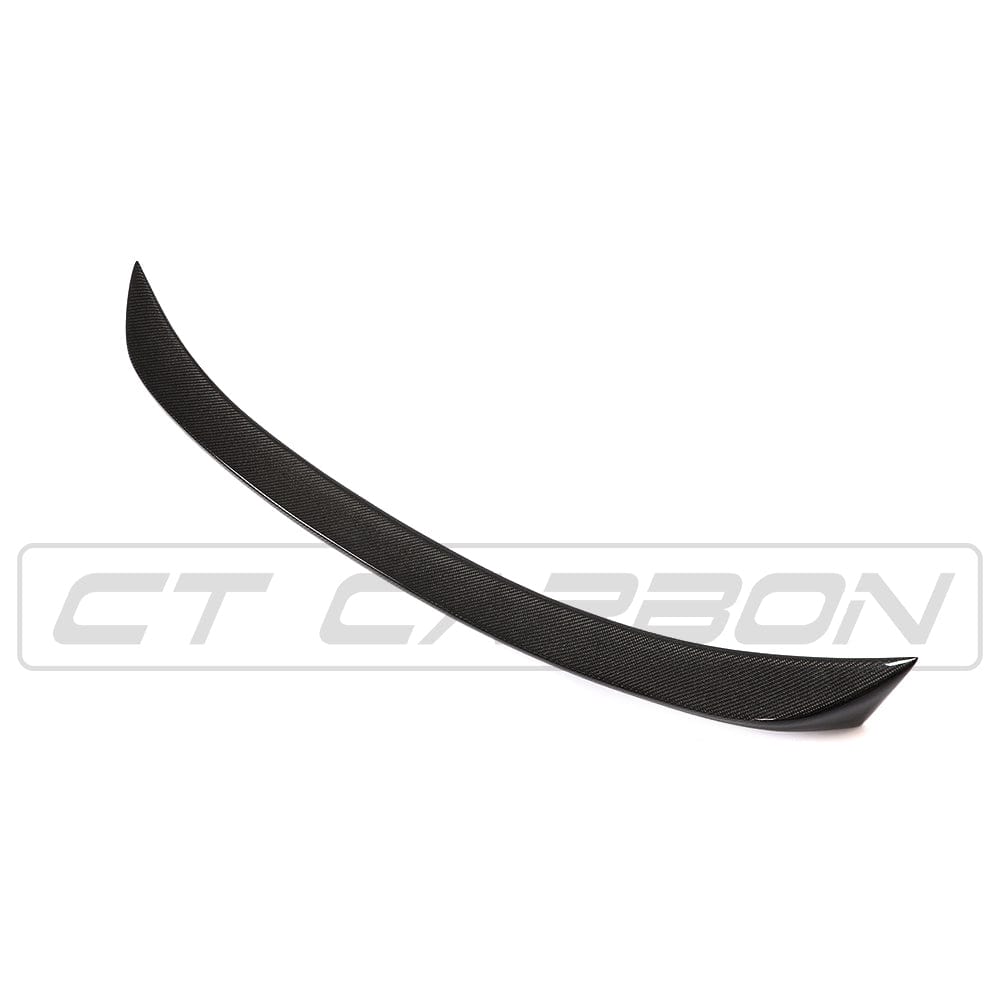 BMW F10 M5 & 5 Series Carbon Fibre/Fiber V Style Boot Lip Spoiler - Trunk/Decklid Rear Lip Wing by CT Carbon (2009-2017) Saloon/Sedan Performance Rear Spoiler