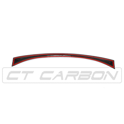 BMW F10 M5 & 5 Series Carbon Fibre/Fiber V Style Boot Lip Spoiler - Trunk/Decklid Rear Lip Wing by CT Carbon (2009-2017) Saloon/Sedan Performance Rear Spoiler