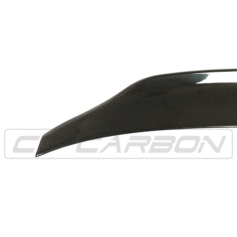 BMW 4 Series F32 Coupe 2013-2020 Carbon Fibre (Carbon Fiber) Rear Boot Trunk Spoiler Lip - PS/PSM Style Ducktail Wing - CT Carbon Bootlid Tailgate Lip - Fits 420i 428i 430i 435i 440i M Sport