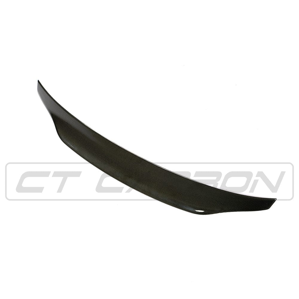 BMW 4 Series F32 Coupe 2013-2020 Carbon Fibre (Carbon Fiber) Rear Boot Trunk Spoiler Lip - PS/PSM Style Ducktail Wing - CT Carbon Bootlid Tailgate Lip - Fits 420i 428i 430i 435i 440i M Sport