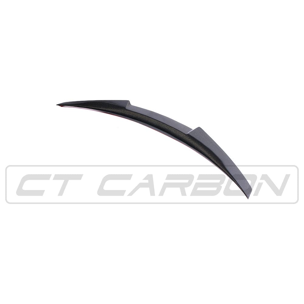 BMW F36 4 Series Gran Coupe 2013–2020 Carbon Fibre/Carbon Fiber Rear Spoiler – M4 Style Boot Lip/Boot Lid Spoiler, Trunk Lip Tailgate Wing | M Performance Gloss Carbon | OEM+ Fit (LCI)