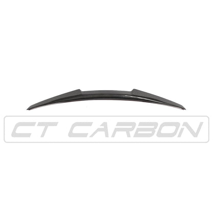BMW 4 Series F36 Gran Coupe Carbon Fibre Boot Spoiler – M4 Style M Performance Look Rear Trunk Lip Wing | Gloss Carbon Tailgate Lip | Fits 2013–2020 418d 420i 420d 425d 428i 430i 430d 435d 435i 440i