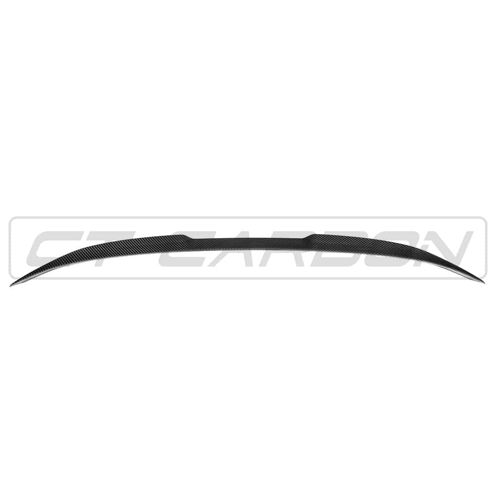 BMW 2 Series G42 Coupe Carbon Fibre Rear Lip Spoiler V Style – Boot/Trunk Lip Tail Spoiler | Prepreg Carbon Gloss Weave | Fits 2022+ 218i 220i 230i M240i | CT Carbon OEM+ Rear Wing Upgrade
