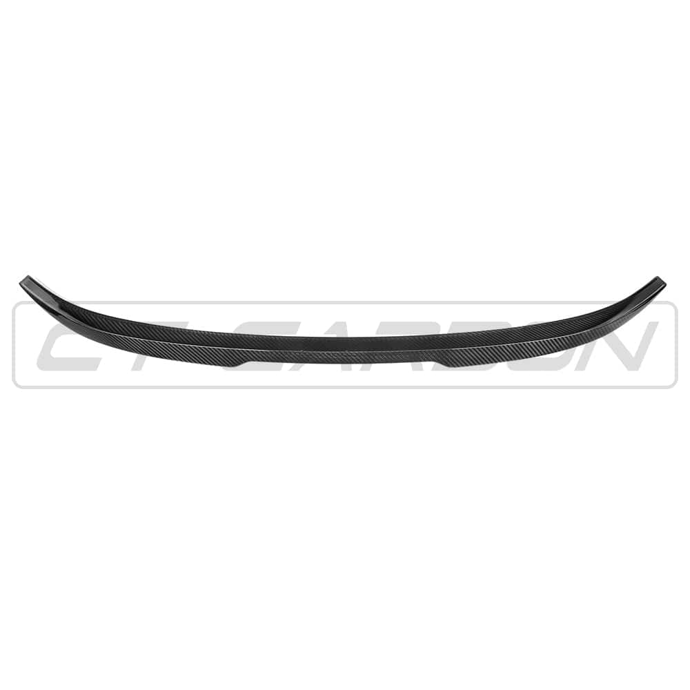 BMW 2 Series G42 Coupe Carbon Fibre Rear Lip Spoiler V Style – Boot/Trunk Lip Tail Spoiler | Prepreg Carbon Gloss Weave | Fits 2022+ 218i 220i 230i M240i | CT Carbon OEM+ Rear Wing Upgrade