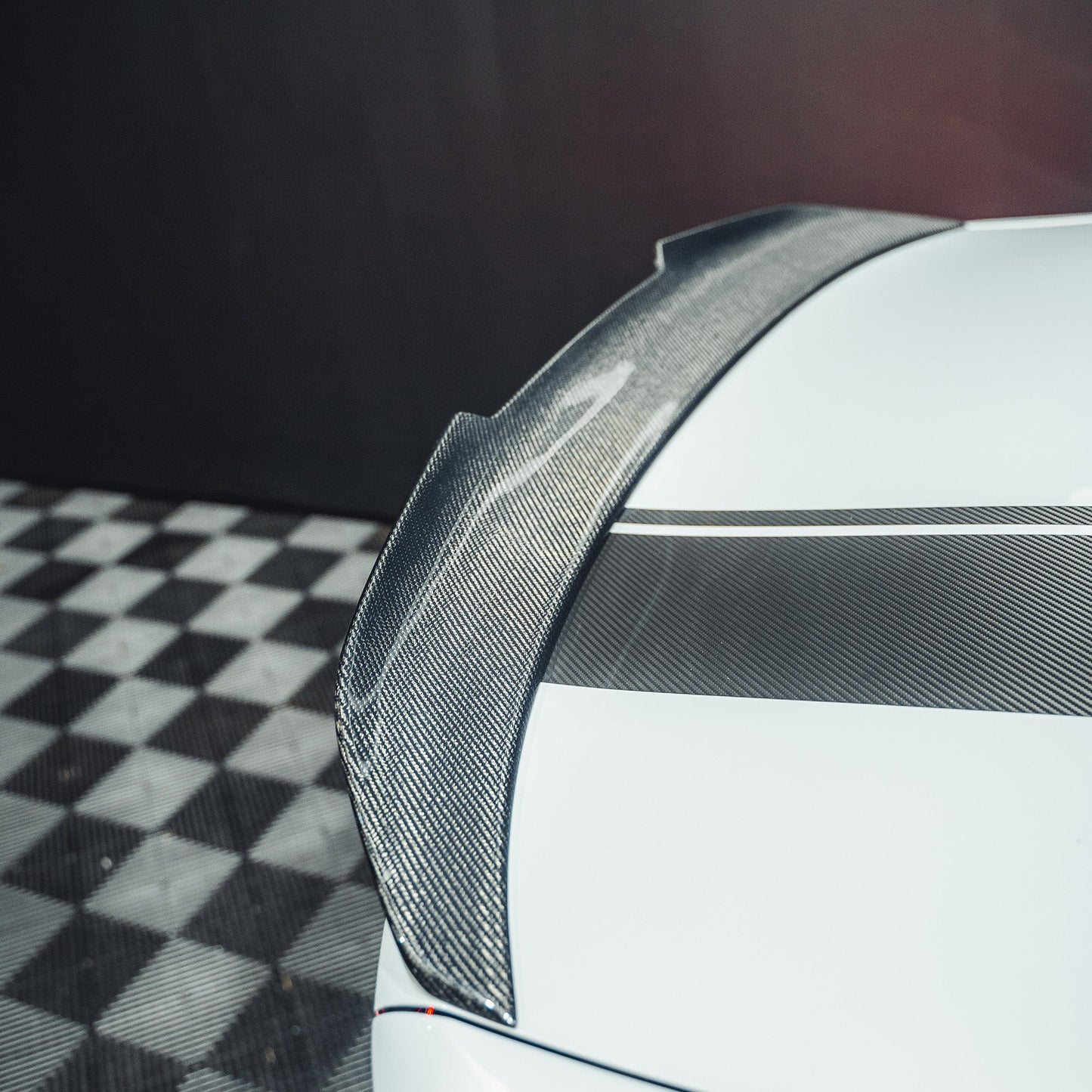 BMW M2/M2 Competition F87 & 2 Series F22/F23 (F2x) Carbon Fibre Ducktail Rear Boot/Trunk Lip Spoiler – PSM/PS Style – Coupe & Convertible 2014–2021 – Gloss Carbon Tailgate Lip Aero Upgrade