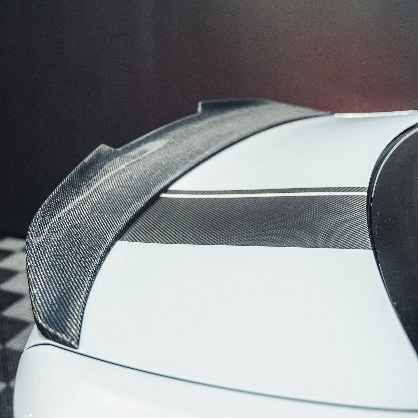 BMW M2/M2 Competition F87 & 2 Series F22/F23 (F2x) Carbon Fibre Ducktail Rear Boot/Trunk Lip Spoiler – PSM/PS Style – Coupe & Convertible 2014–2021 – Gloss Carbon Tailgate Lip Aero Upgrade