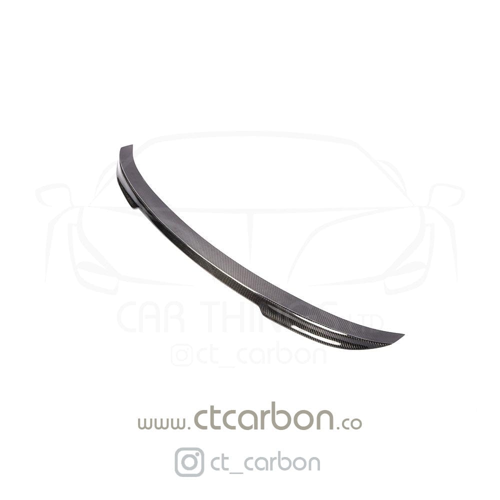 BMW M2 F87 / M2 Competition (M2C) & 2 Series F22 F23 Carbon Fibre/Carbon Fiber CS Style Rear Boot/Trunk Lip Spoiler Ducktail Decklid Wing - Coupe & Convertible 2014-2021 by CT Carbon
